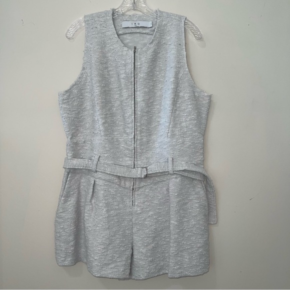 IRO white textured Jumpsuits one piece - Picture 9 of 11